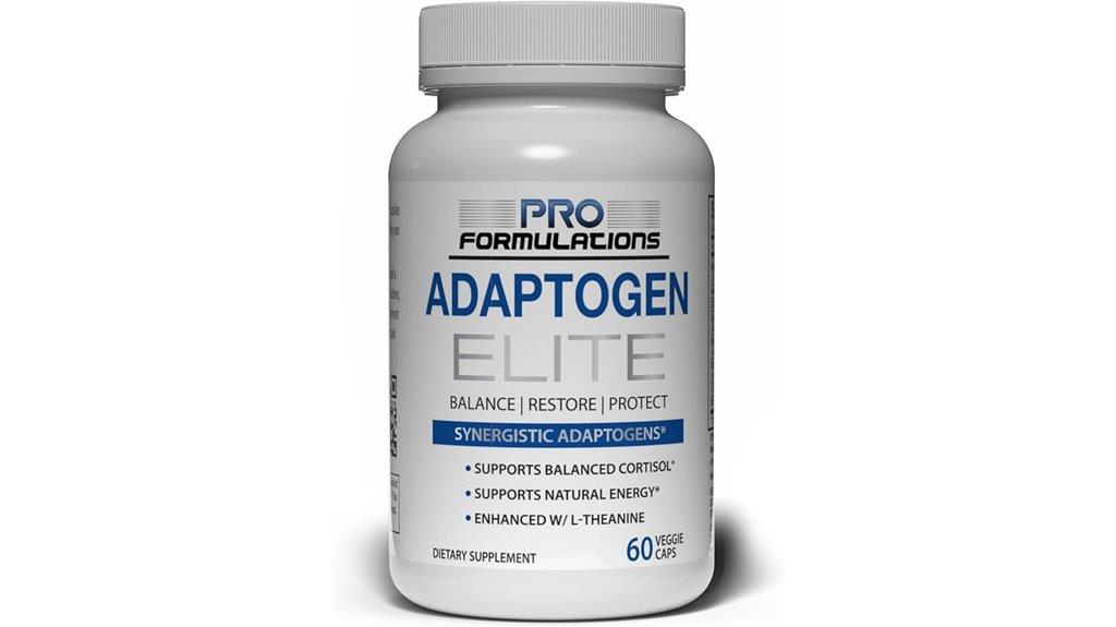 elite adaptogen supplement capsules