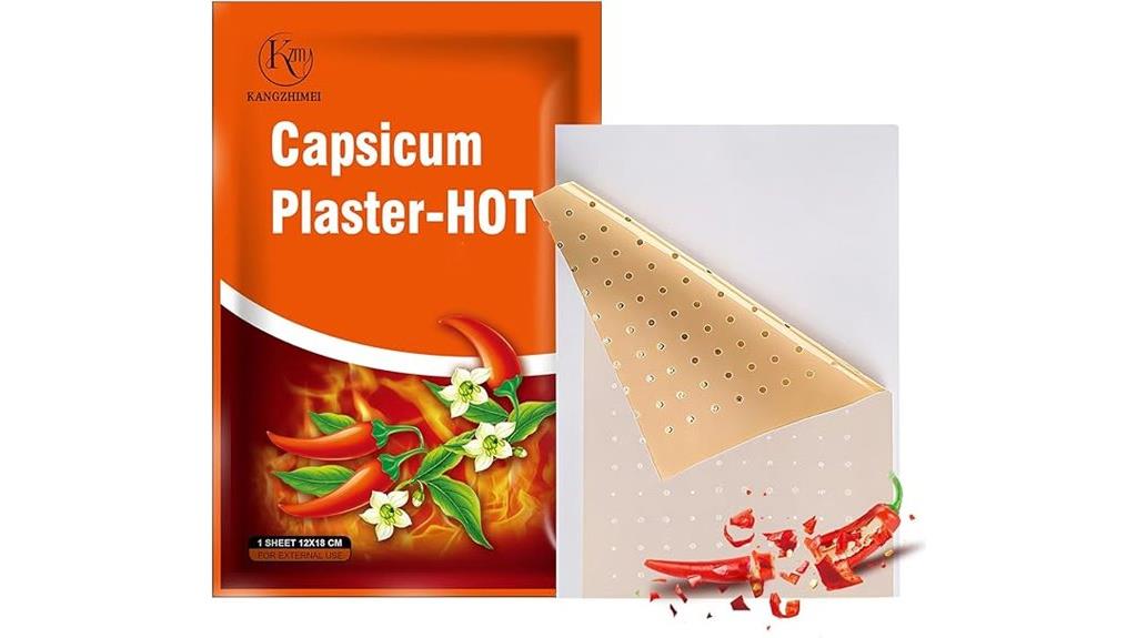 extra large capsaicin heat patches