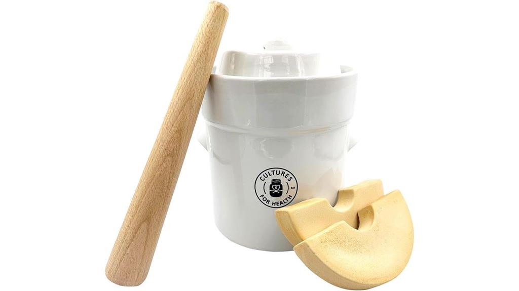 fermentation crock 3 liter capacity