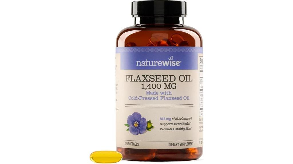 flaxseed oil softgels 1400mg