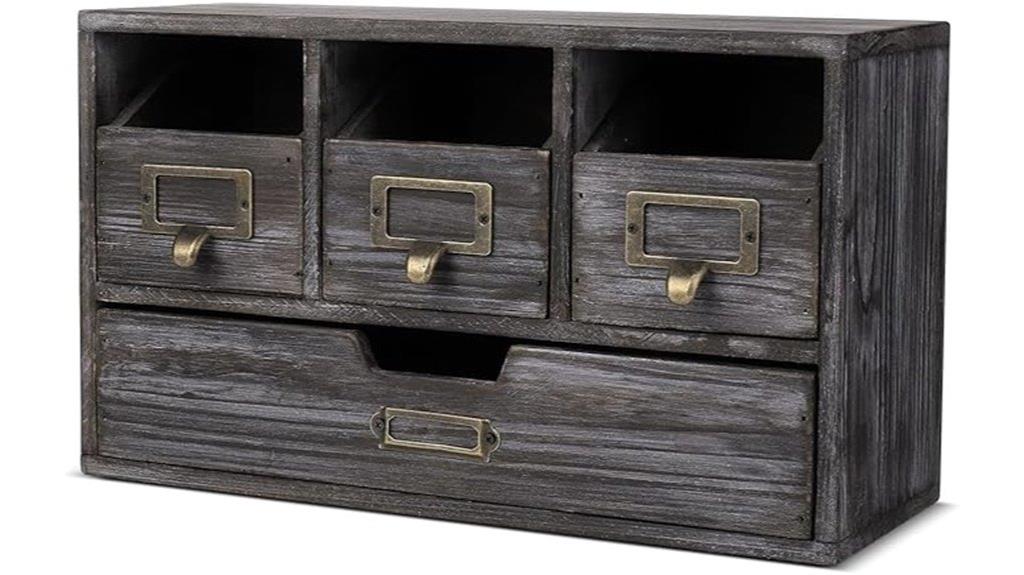 four drawer apothecary cabinet