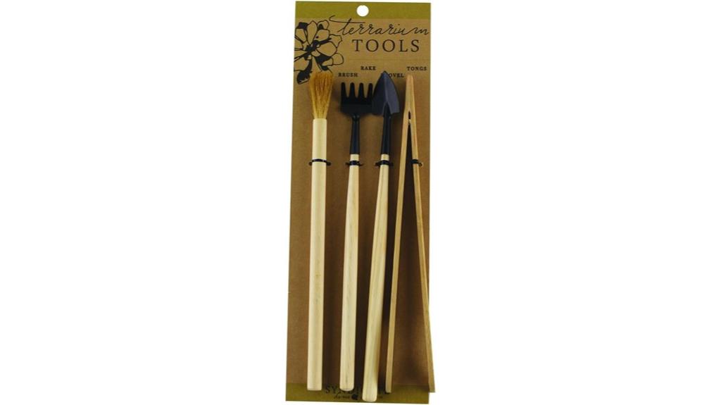 four piece terrarium tool kit
