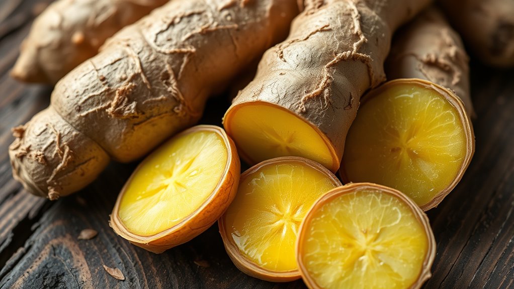 ginger compounds development and harvesting