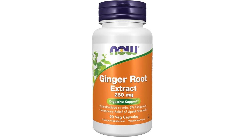 ginger root extract capsules