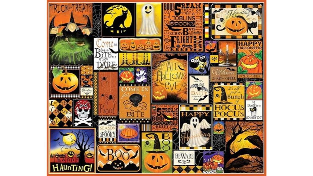halloween collage puzzle