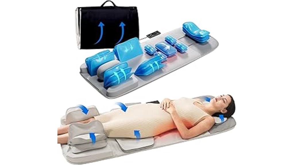 heated stretching massage mat