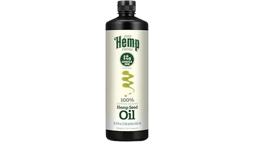 hemp seed oil cold pressed