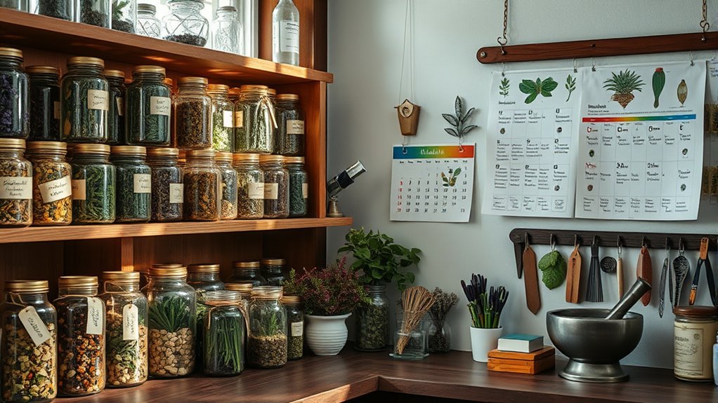 herb management scheduling tools