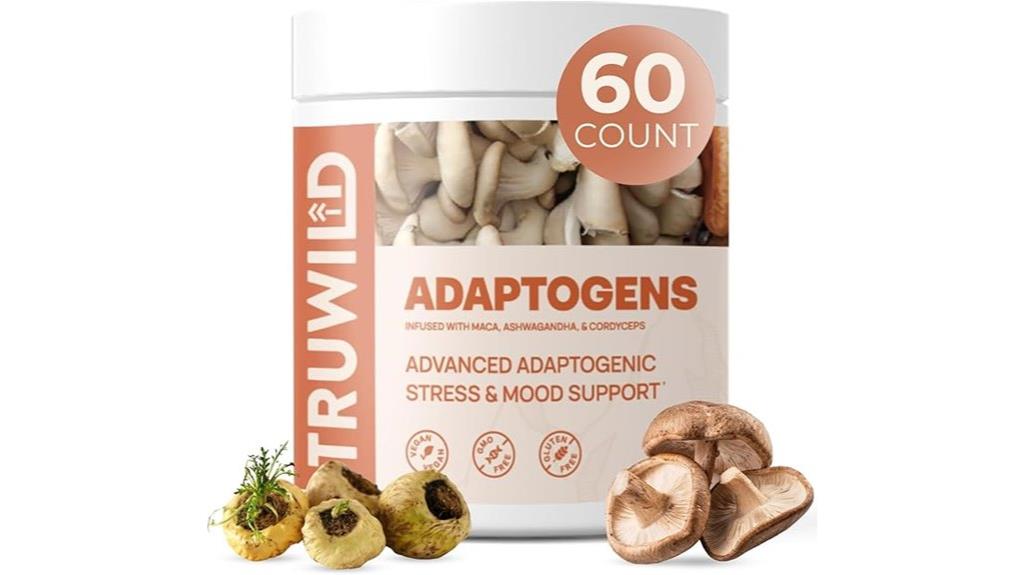 herbal adaptogen supplement capsules