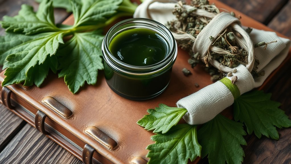 herbal healing stimulates tissue