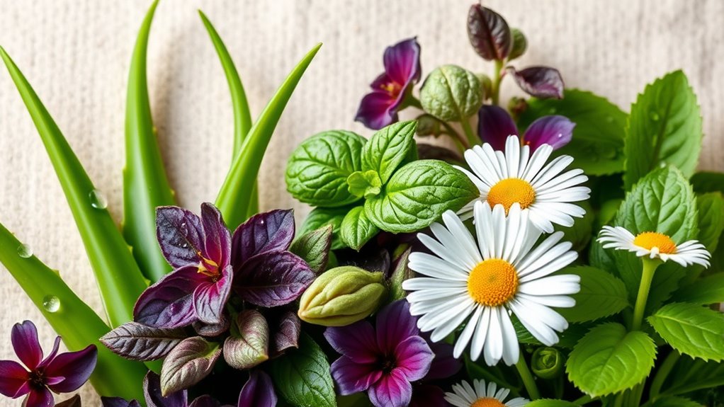 herbal remedies soothe skin