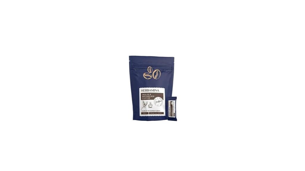herbamina inulin bromelain coffee