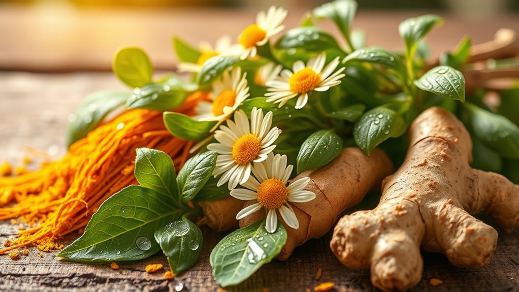 herbs reduce skin inflammation