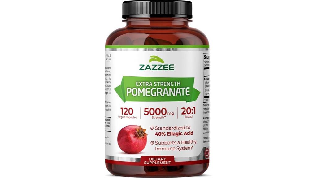 high concentration pomegranate supplement