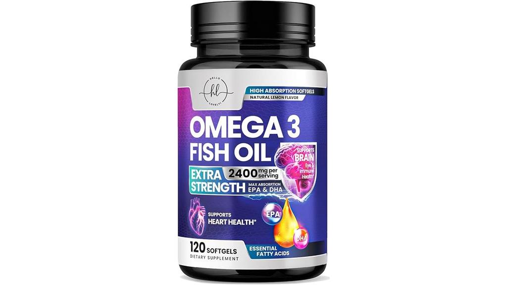 high dosage omega 3 fish oil