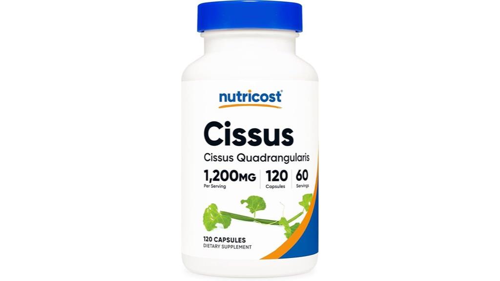 high dose cissus quadrangularis