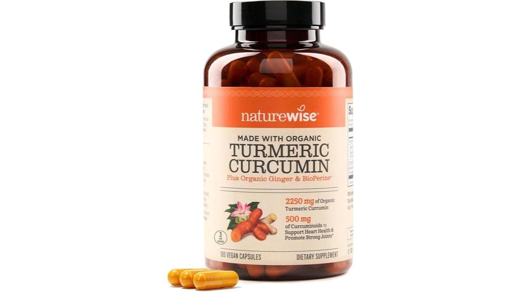 high dose curcumin supplement