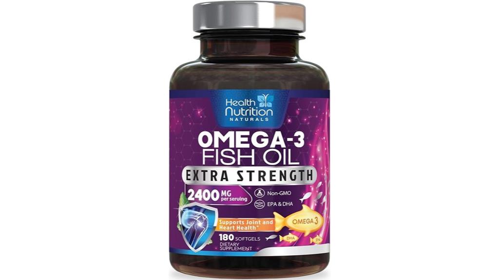 high dose fish oil capsules