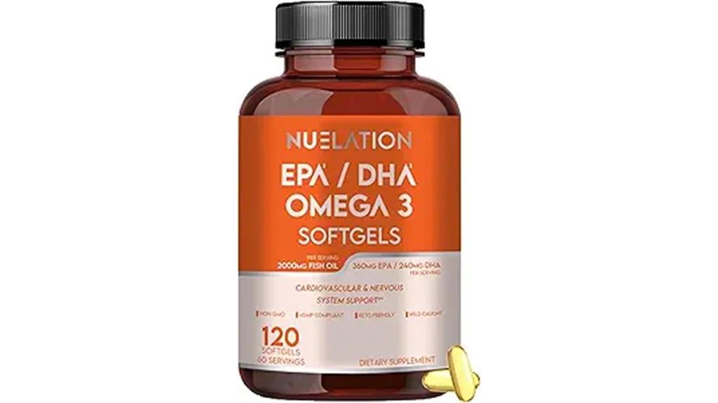 high dose omega 3 softgels