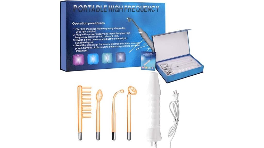 high frequency facial wand