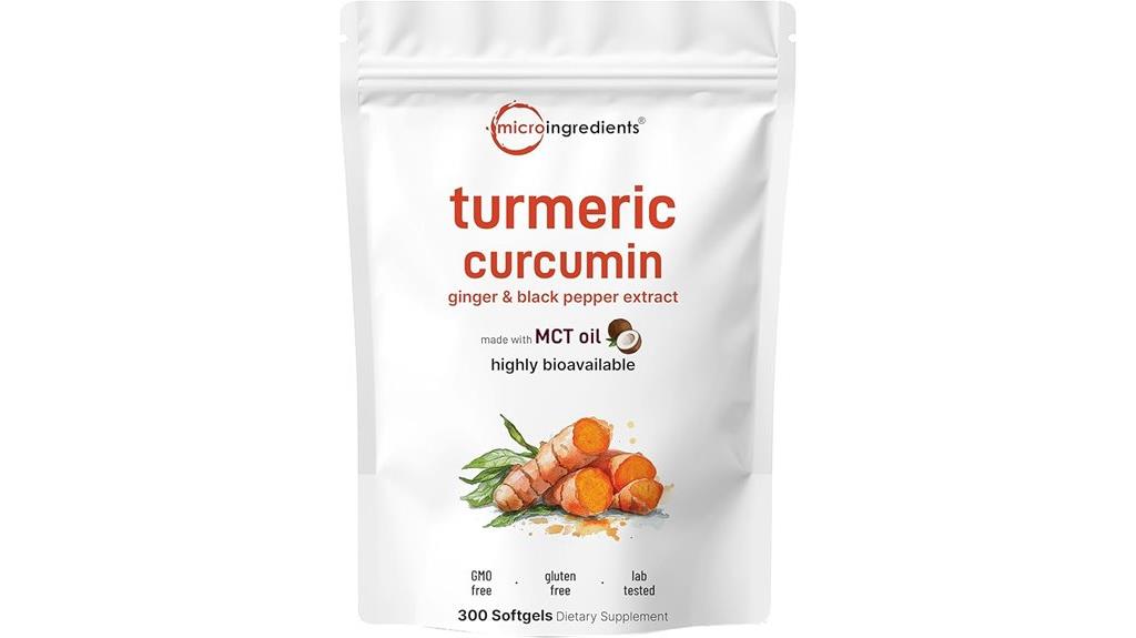 high potency curcumin softgels