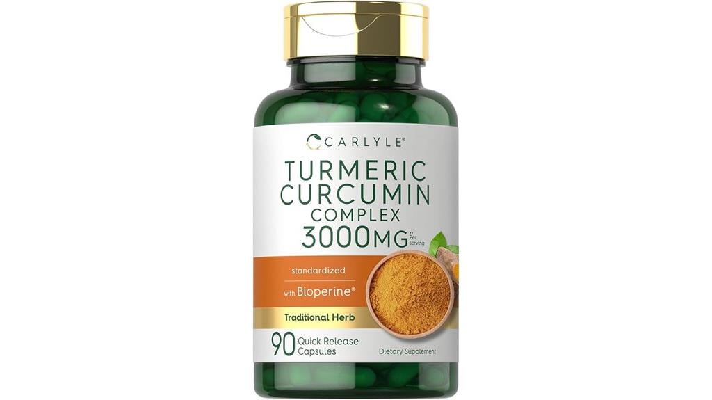 high potency turmeric capsules