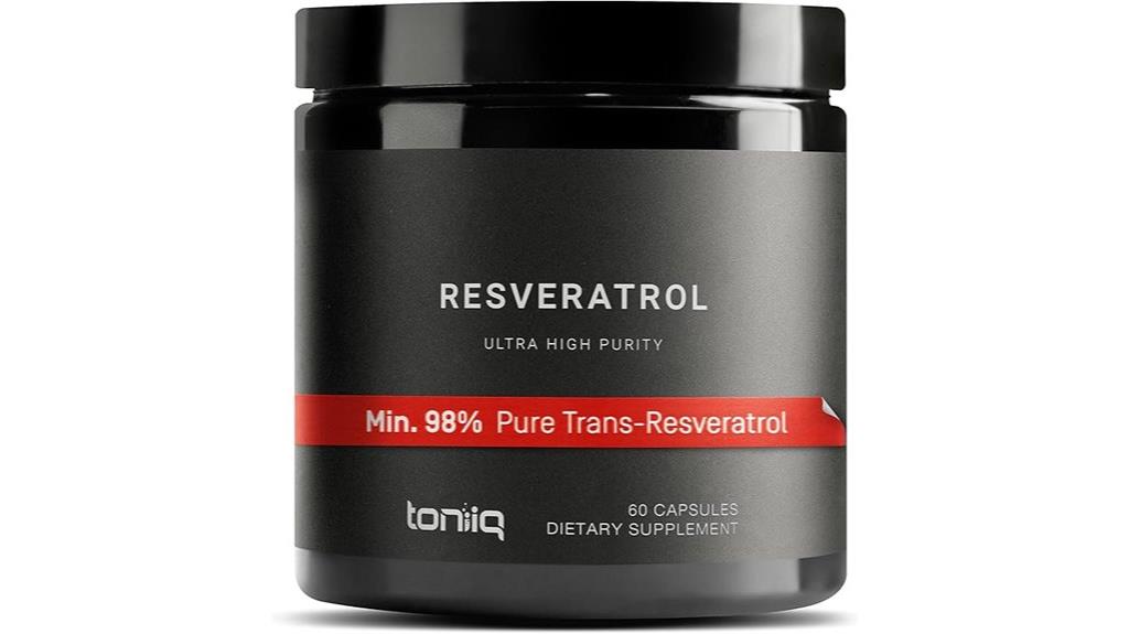 high purity resveratrol capsules