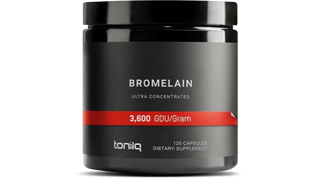 high strength bromelain capsules