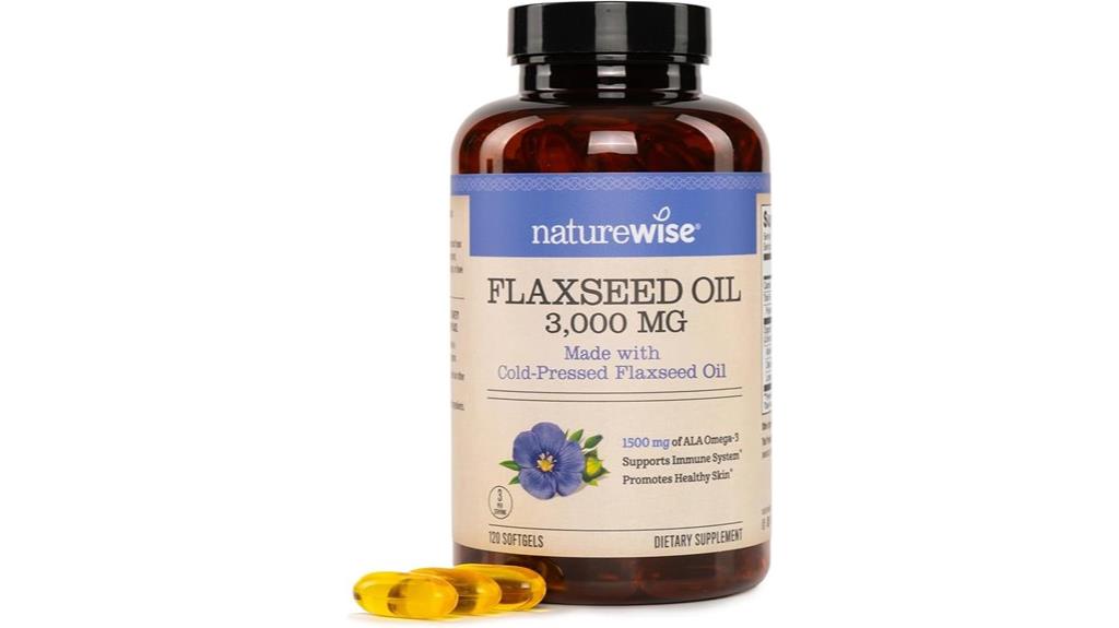 high strength flaxseed oil capsules