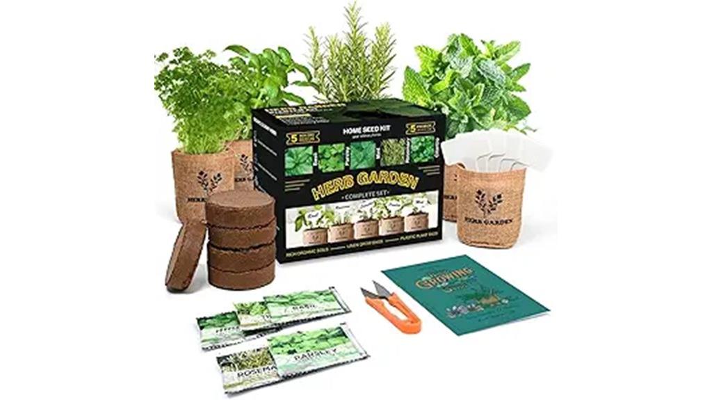 indoor herb gardening kit