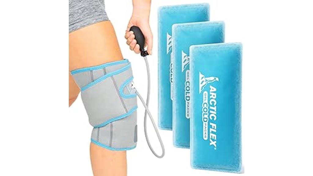 knee ice wrap recovery