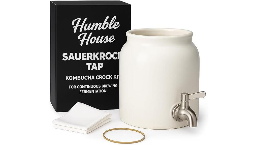 large 2 6 gallon kombucha jar