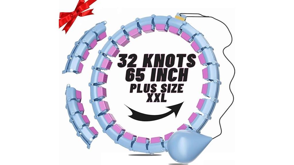 large 65 inch weighted hula
