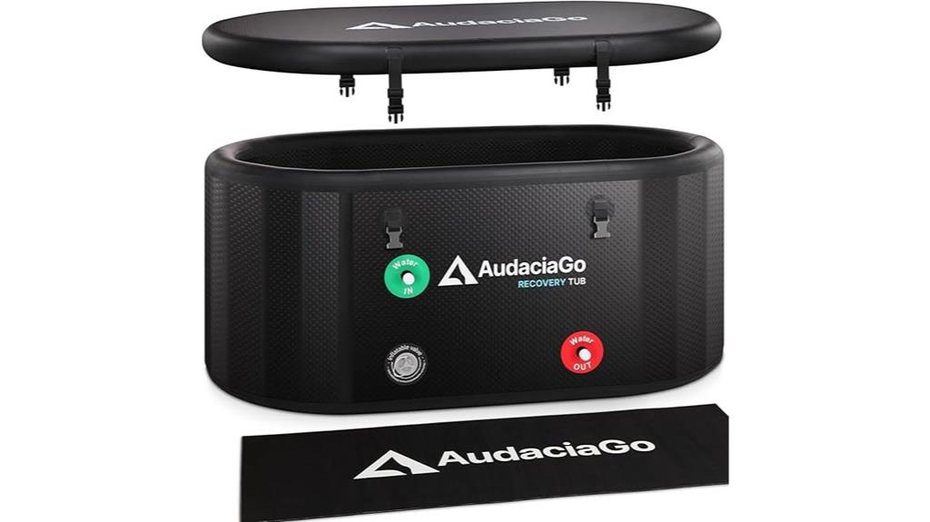 large athlete cold tub