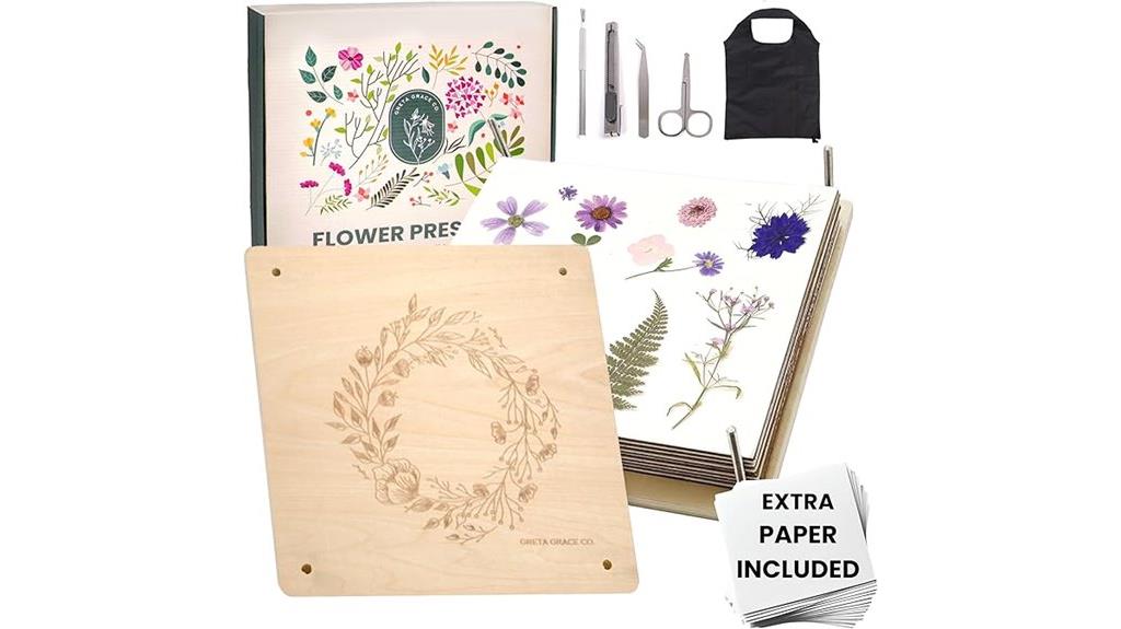 large flower press kit