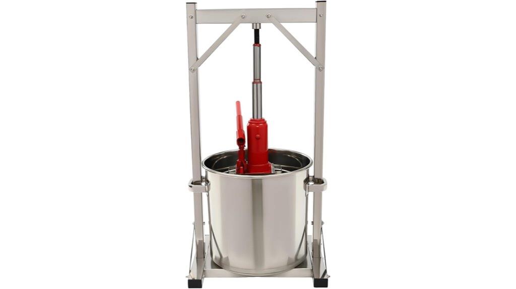 large hydraulic fruit press