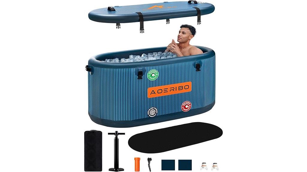 large inflatable cold tub