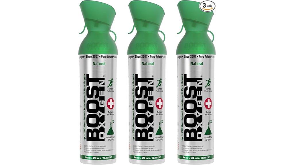 large natural oxygen canisters