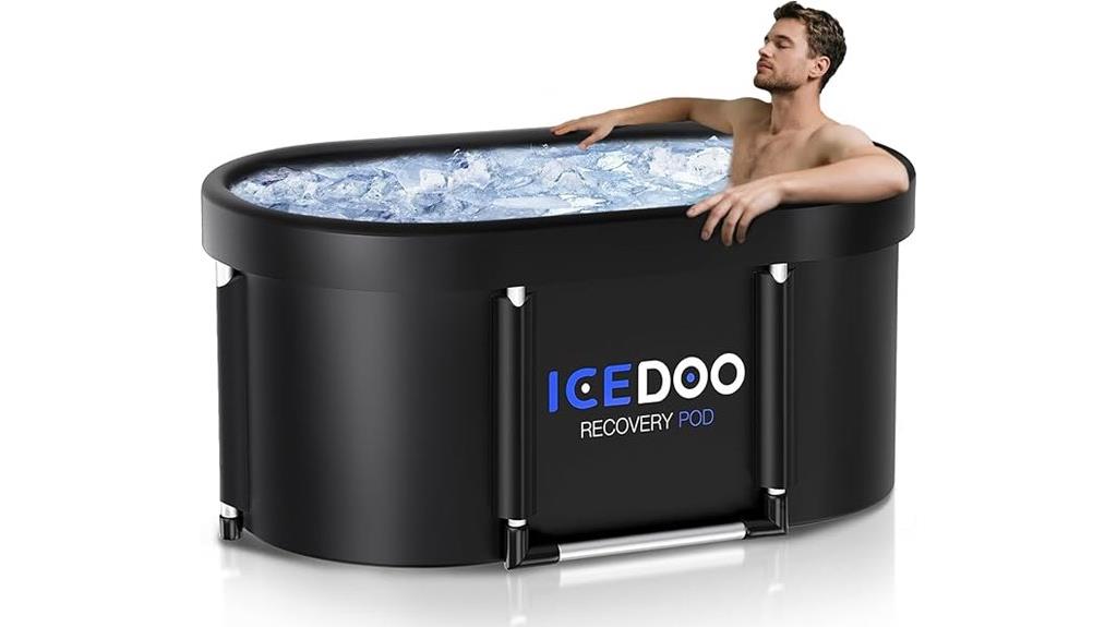 large oval ice bath