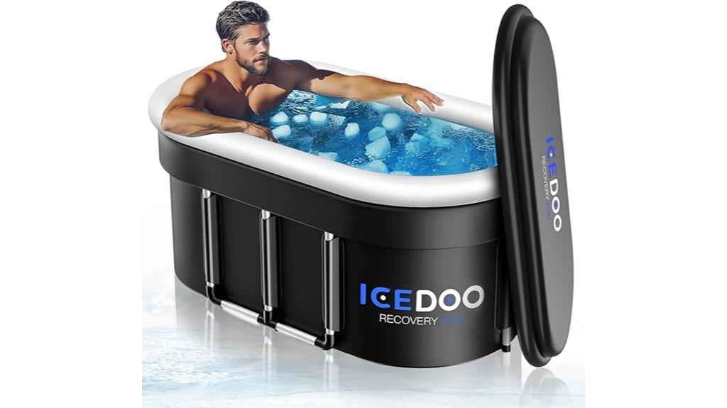 large oval ice bath