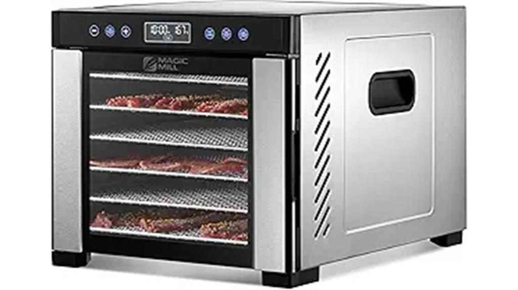 large stainless steel trays