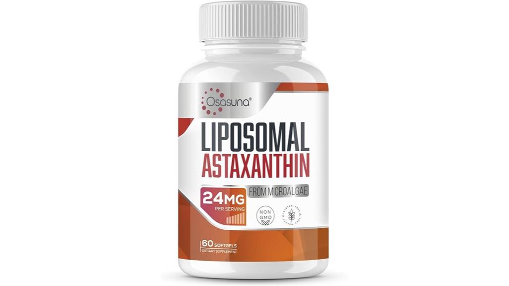 liposomal astaxanthin 24mg