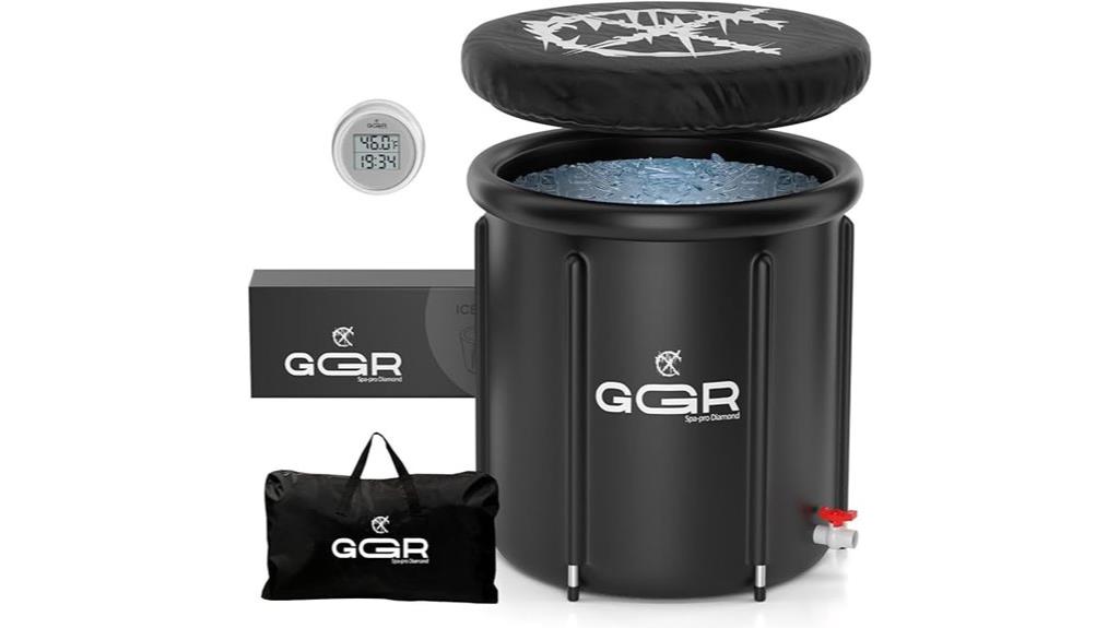 luxury cold plunge tub