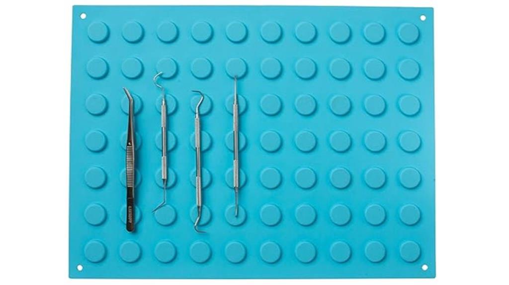 magnetic tool mat blue