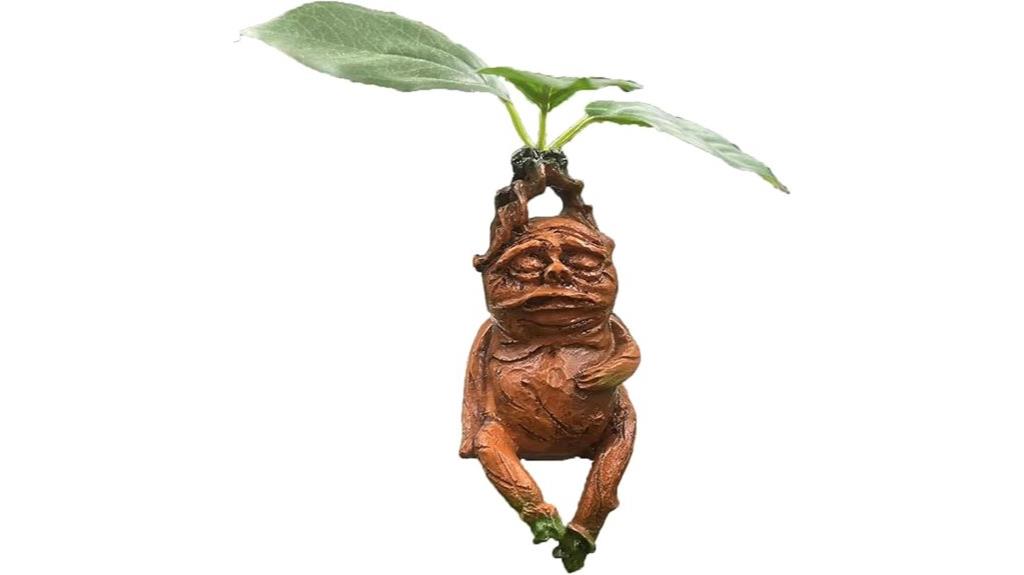 mandrake resin garden statue