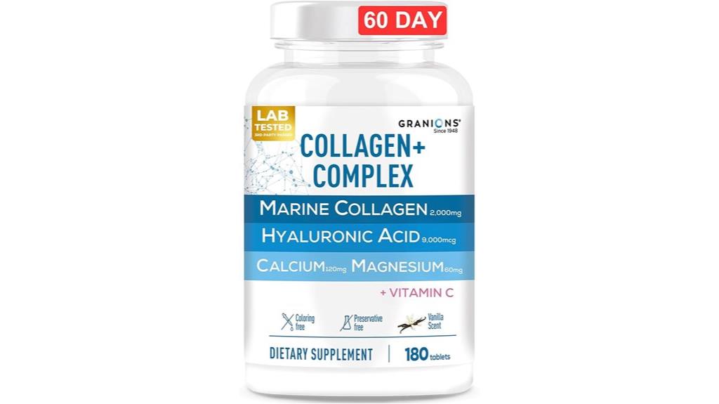 marine collagen 2000mg dose