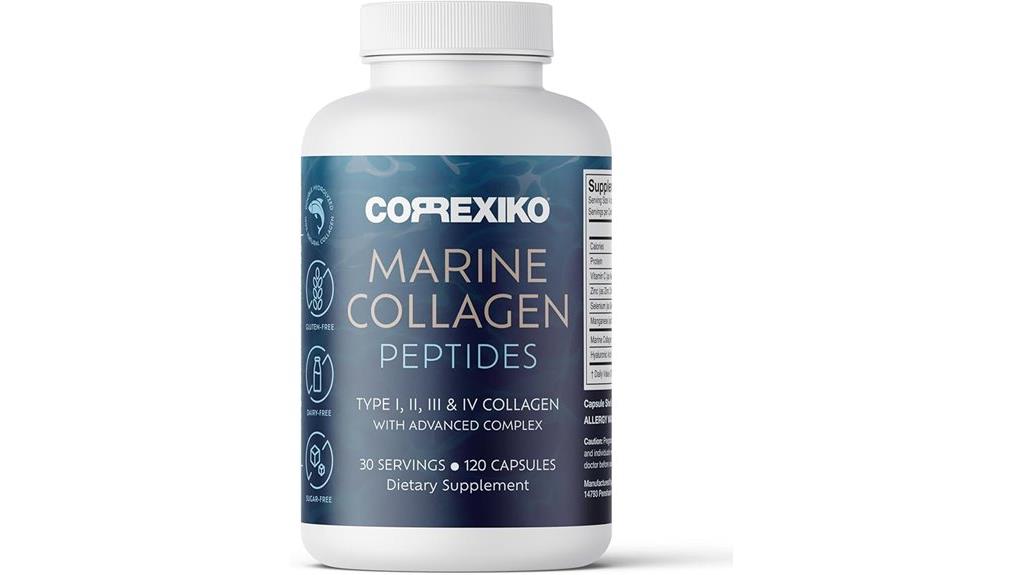 marine collagen supplement capsules
