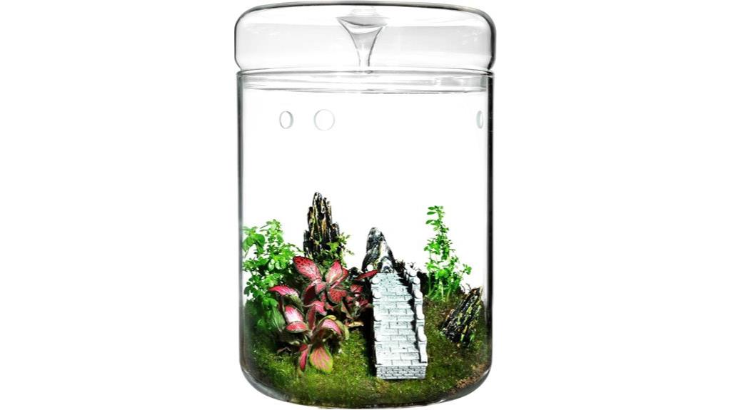 mini glass jar with lid