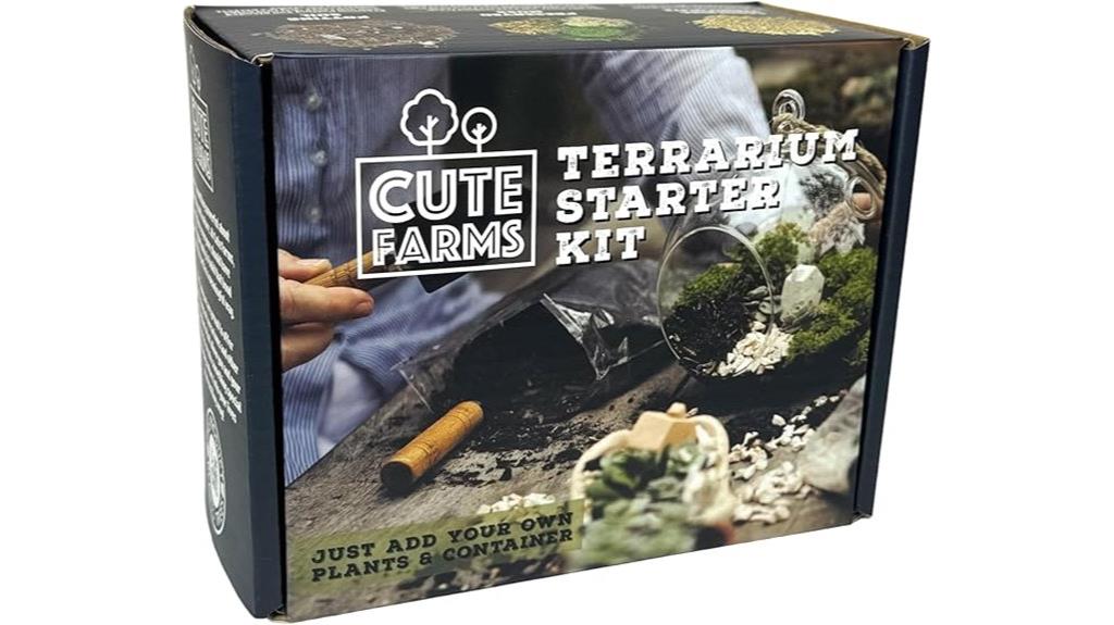 miniature farm terrarium kit