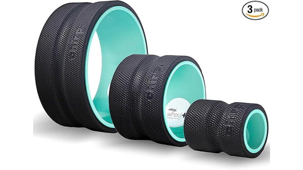 mint colored foam roller set